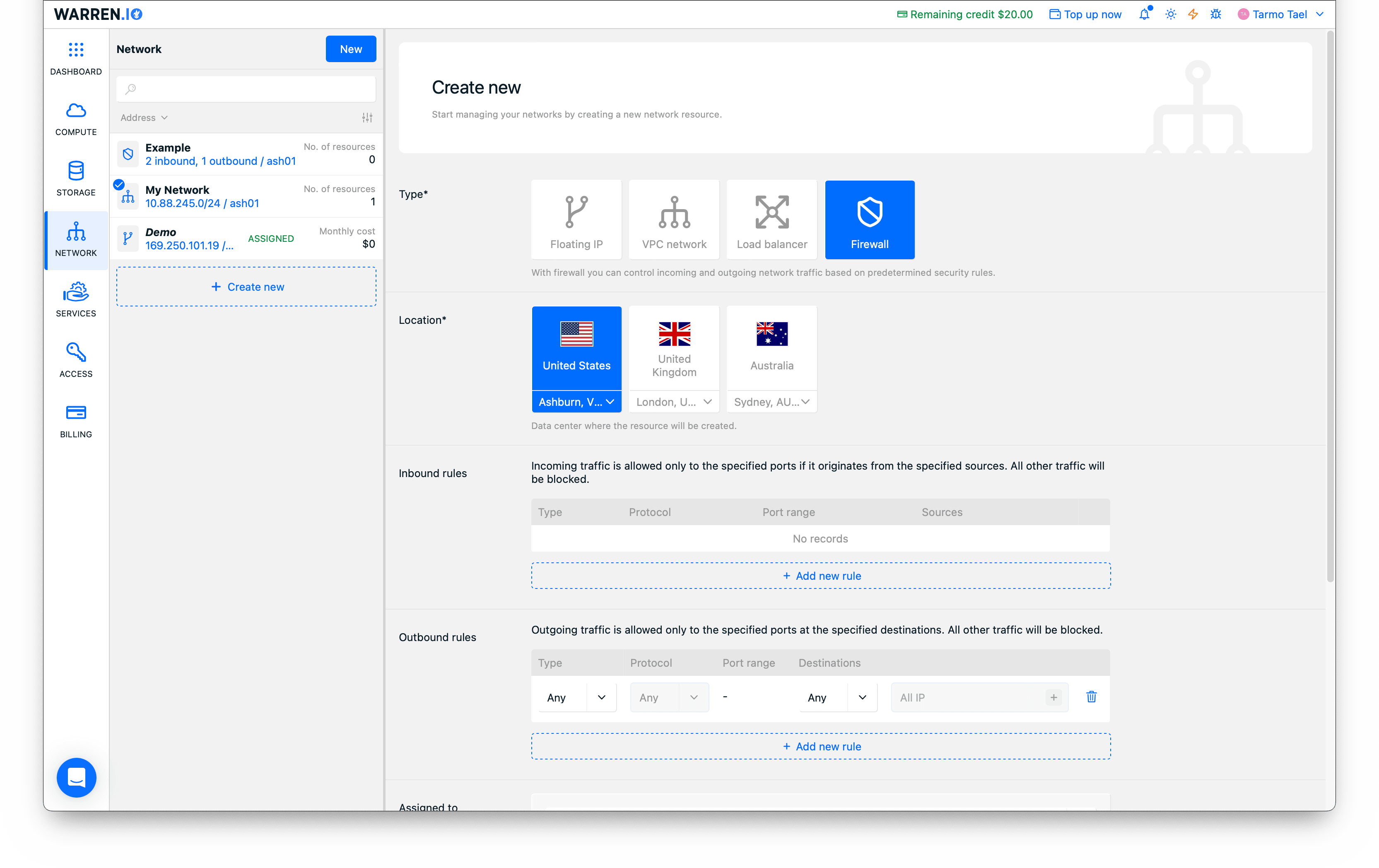 Warren Cloud Platform - Intuitive UI & Powerful API